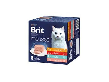 Brit Premium Cat by Nature Mousse Multipack, 8x85g