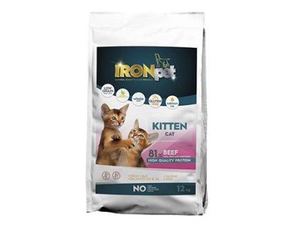 IRONpet Cat Kitten Beef 12kg
