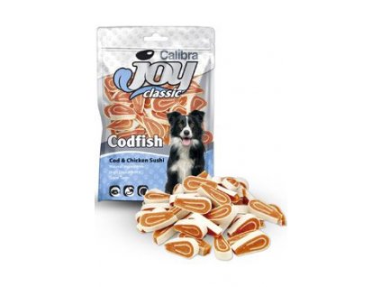 Calibra Joy Dog Classic Cod & Chicken Sushi 80g