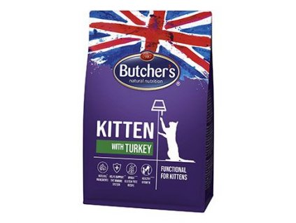 Butcher's Cat Pro Series Kitten s krůtou 800g