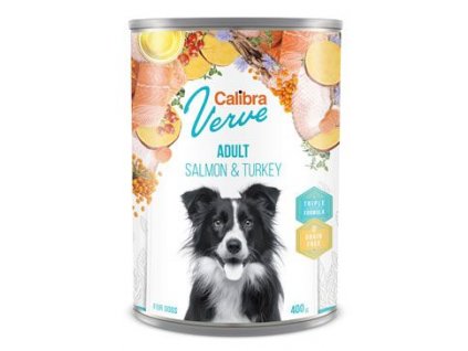 Calibra Dog Verve konz.GF Adult Salmon&Turkey 400g