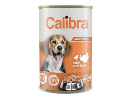 Calibra Dog konz.Turk,chick&pasta in jelly 1240g