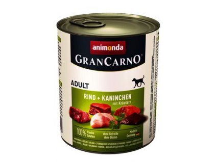 Animonda pes GRANCARNO konz. ADULT králík/bylinky 800g