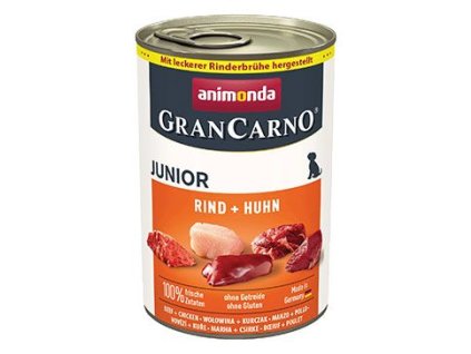 Animonda pes GRANCARNO konz. JUNIOR kuře/hovězí 400g