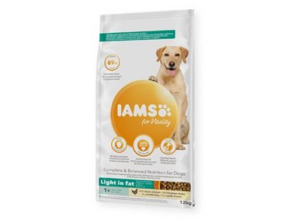 Iams Dog Adult Weight Control Chicken 12kg