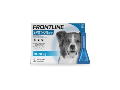 FRONTLINE SPOT ON pro psy M (10-20kg) - 3x1,34ml
