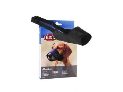 Náhubek fixační pes L-XL 35cm/9cm černá TR