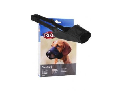 Náhubek fixační pes S-M 21cm/7,5cm černá TR