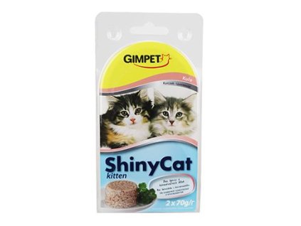 Gimpet kočka konz. ShinyCat Junior kuře 2x70g