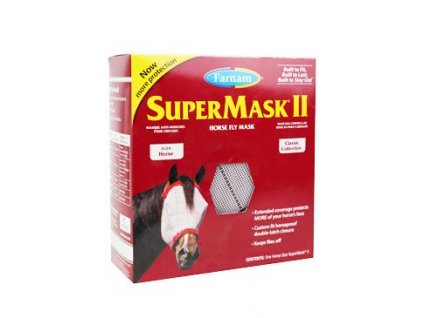 FARNAM Supermask II bez uší vel. HORSE šedo-modrá
