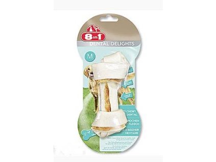 Pochoutka 8in1 Dental Delights Bone M 1ks