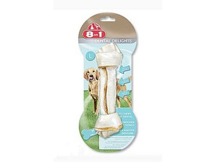 Pochoutka 8in1 Dental Delights Bone L 1ks