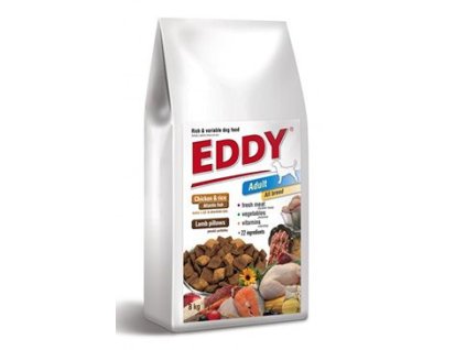 EDDY Adult All Breed kuřecí polštářky s jehněčím 1kg