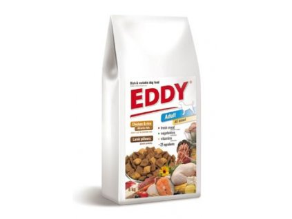 EDDY Adult All Breed kuřecí polštářky s jehněčím 8kg