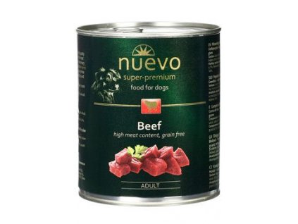 Nuevo pes Adult Hovězí konz. 800g