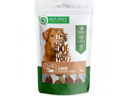 Nature's Protection dog snack jehněčí tyčinky 75 g