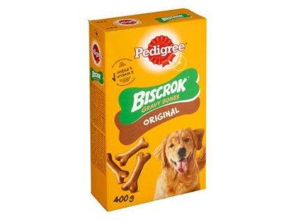 Pedigree poch.Biscrok Gravy Bones Flavour Biscuit 400g