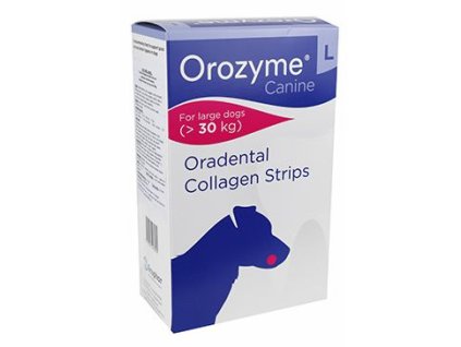 Orozyme plátky žvýkací pro psy L nad 30kg 141g