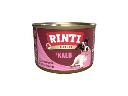 Rinti Dog Gold konzerva telecí 185g