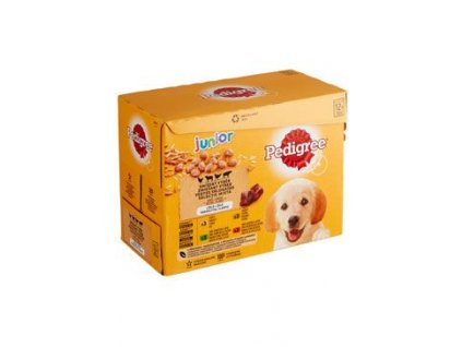 Pedigree kapsa Junior mas.výběr s rýží v želé 12x100g