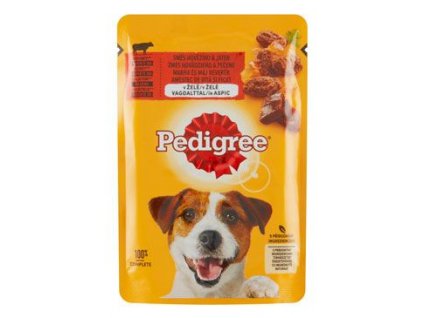 Pedigree kapsa Adult hovězí v želé 100g