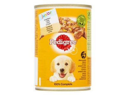 Pedigree konz. Can Junior kuřecí v želé 400g