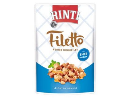 Rinti Dog Filetto kapsa kuře+kachna v želé 100g