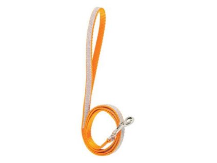 Vodítko kočka SHINY nylon oranžové 1m Zolux
