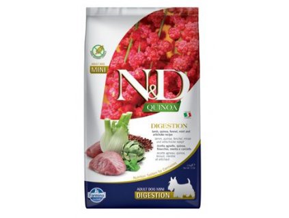 N&D Quinoa DOG Digestion Lamb & Fennel Mini 2,5kg