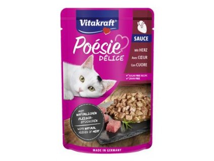 Vitakraft Cat Poésie Délice Sauce kapsa srdce 85g