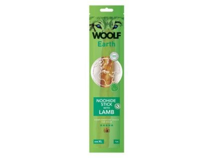 WOOLF pochoutka Earth NOOHIDE XL Stick with Lamb 85g