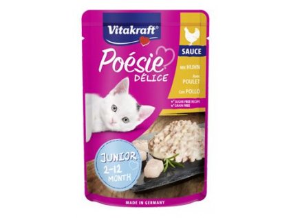 Vitakraft Cat Poésie Délice Sauce kapsa junior kuř.85g