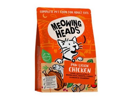 MEOWING HEADS Paw Lickin’ Chicken 450g