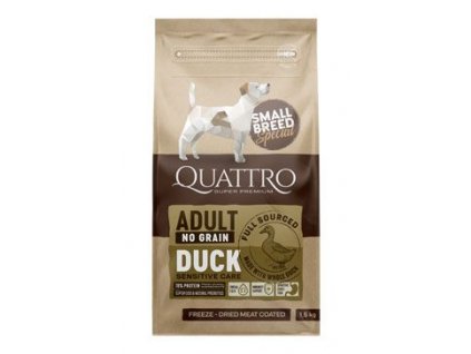 QUATTRO Dog Dry SB Adult Kachna 1,5kg