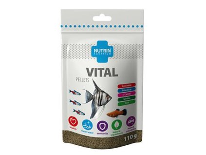 Nutrin Aquarium Vital Pellets Akvarijní ryby 110g