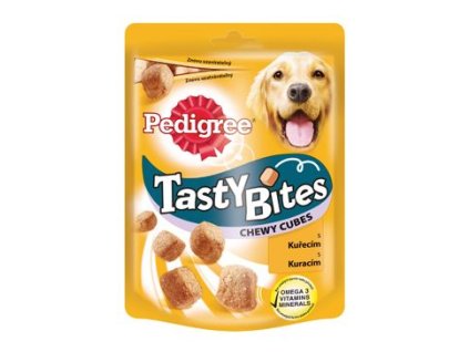 Pedigree poch.Tasty Minis Chewy Cubes Chicken&Duck130g