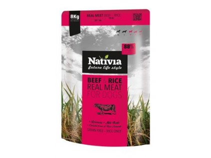 Nativia Real Meat Beef&Rice 8kg