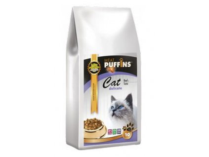 Puffins Cat Delicate Beef&Tuna 10kg