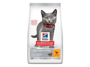 Hill's Fel. Dry SP Kitten Steril. Cat Chicken 10kg