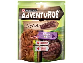 Adventuros snack dog - plátky se zvěřinou 90 g
