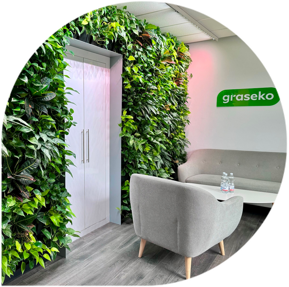 Vertikální zahrada Graseko
