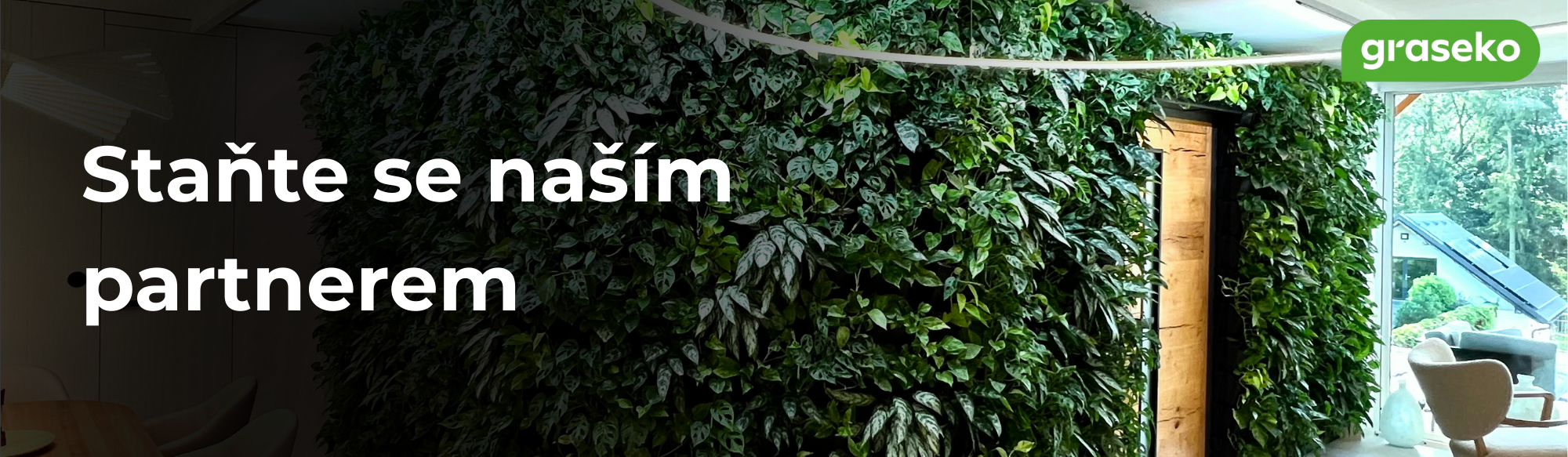 Realizační partneři pro vertikální zahrady a zelené fasády Graseko