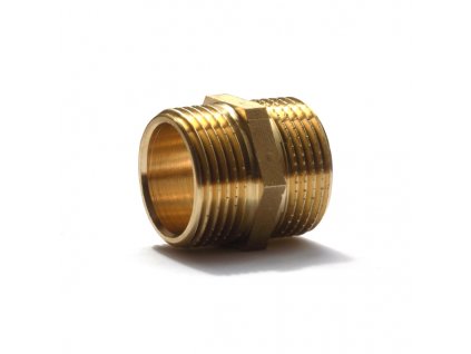 Mosazné závitové dvojniply - typ: 3/4"