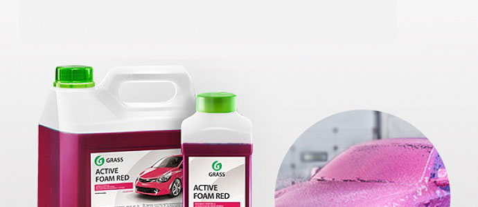 Růžová pěna Aktive Foam Red