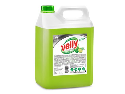 Velly - Prostředek na mytí nádobí  Premium Limetka a máta, 5 l