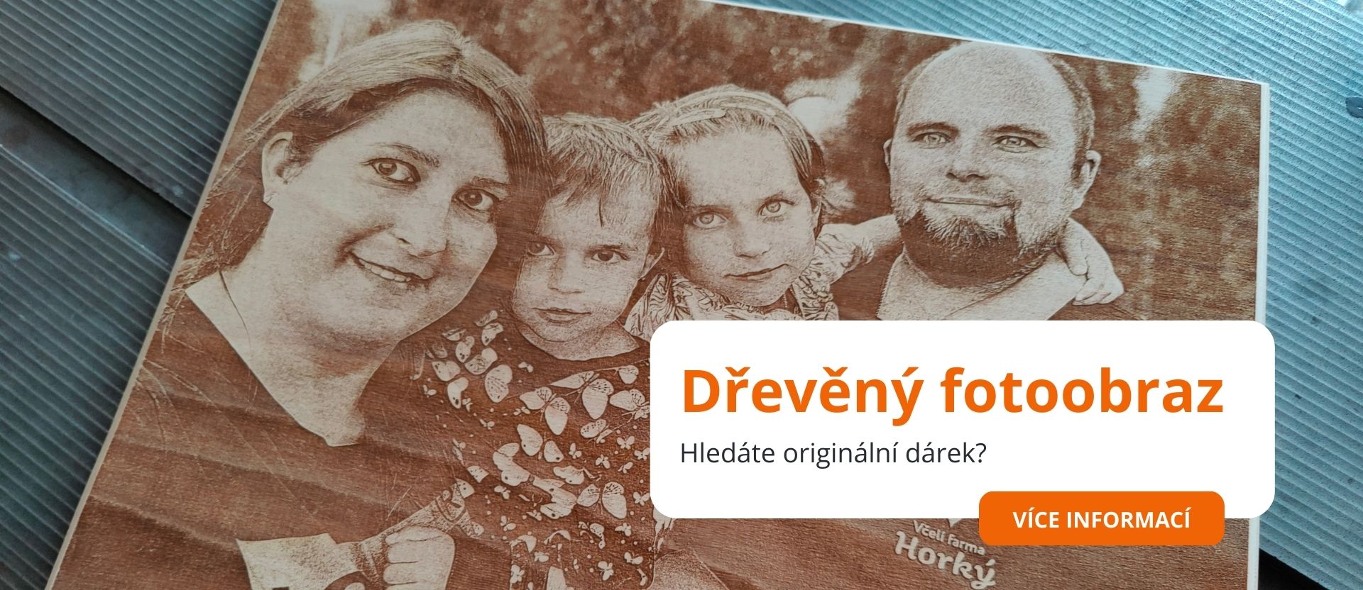 Dřevěný fotoobraz