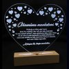 Gravírovaná LED lampa – „Pre úžasného manžela“