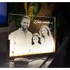 LED lampa s gravírovanou fotkou – U-podstavec