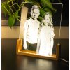 LED lampa s gravírovanou fotkou XL