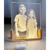 LED lampa s gravírovanou fotkou XL